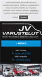 Mobile Screenshot of jvvarustelut.fi